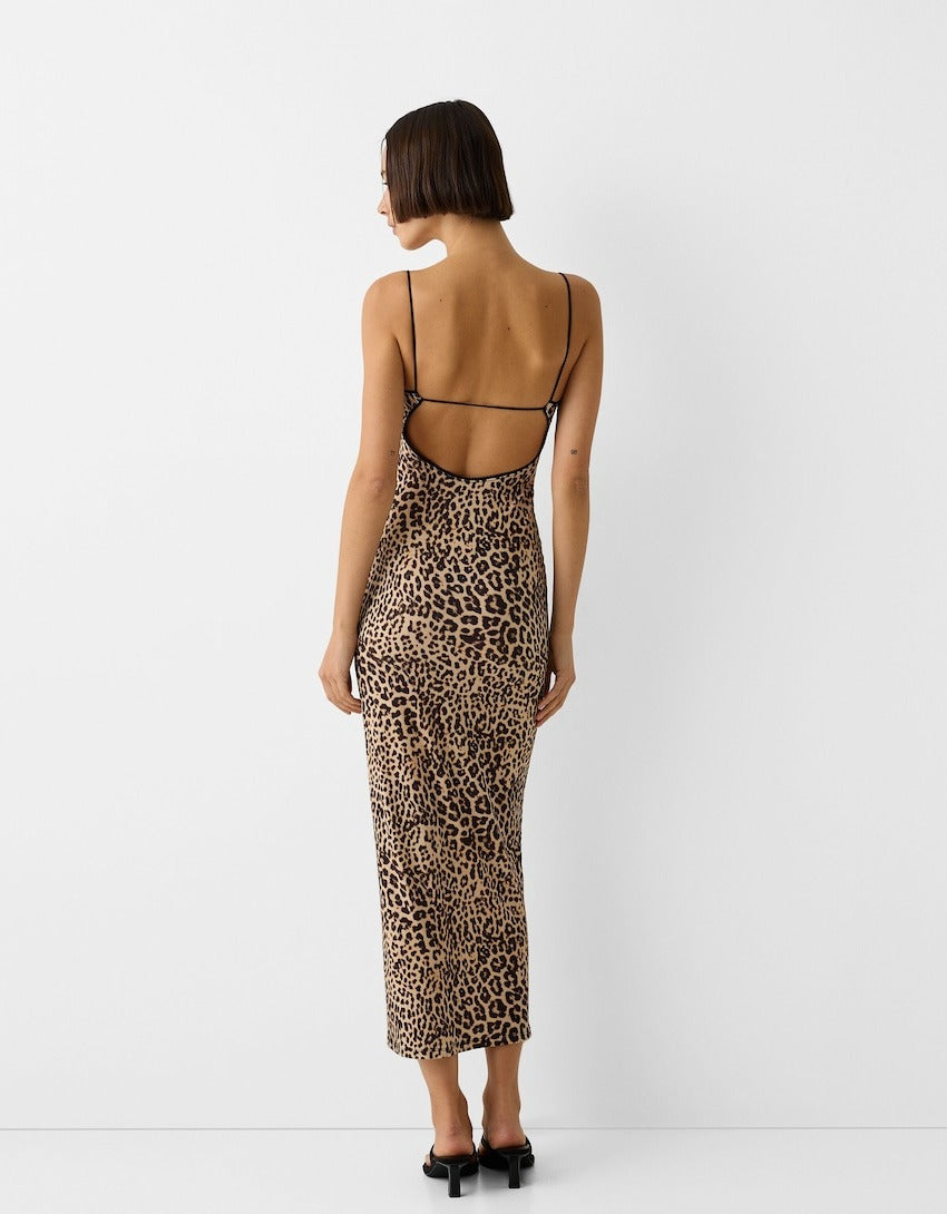 Maxi Leopard Dress