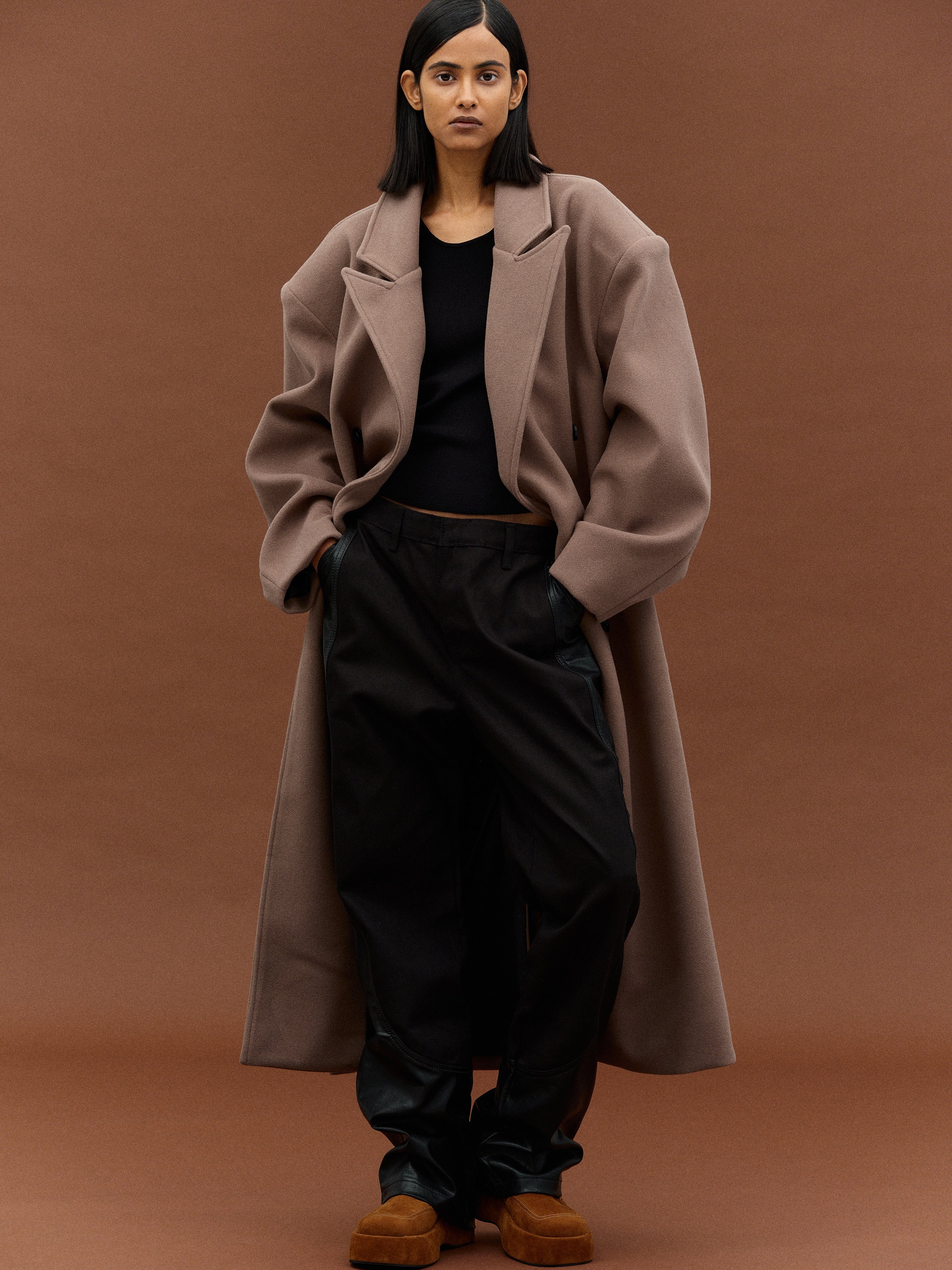 Latte Oversized Coat