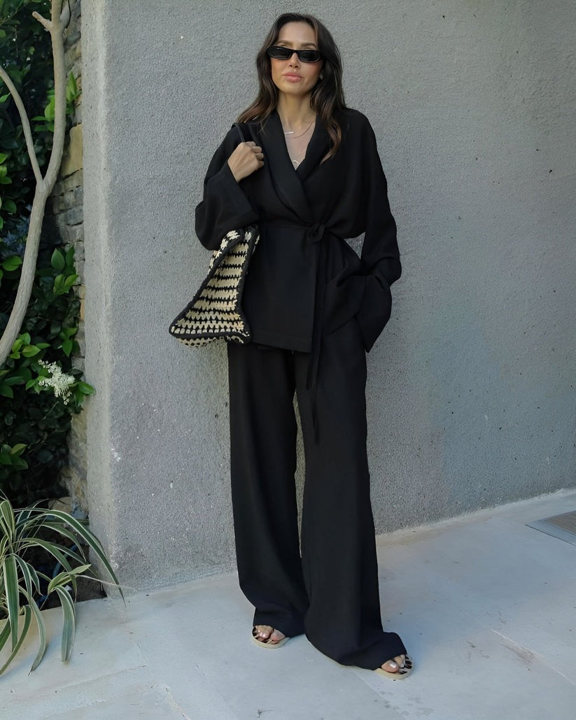 Linen Kimono Set