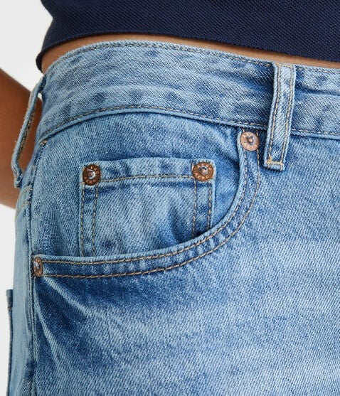 Lorina™ l Low Rise Baggy Wide Leg Jean