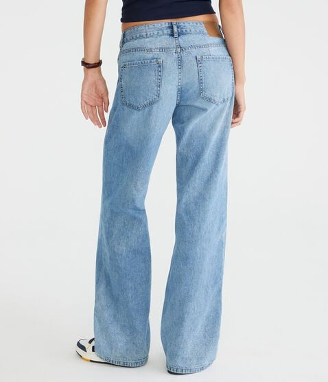 Lorina™ l Low Rise Baggy Wide Leg Jean
