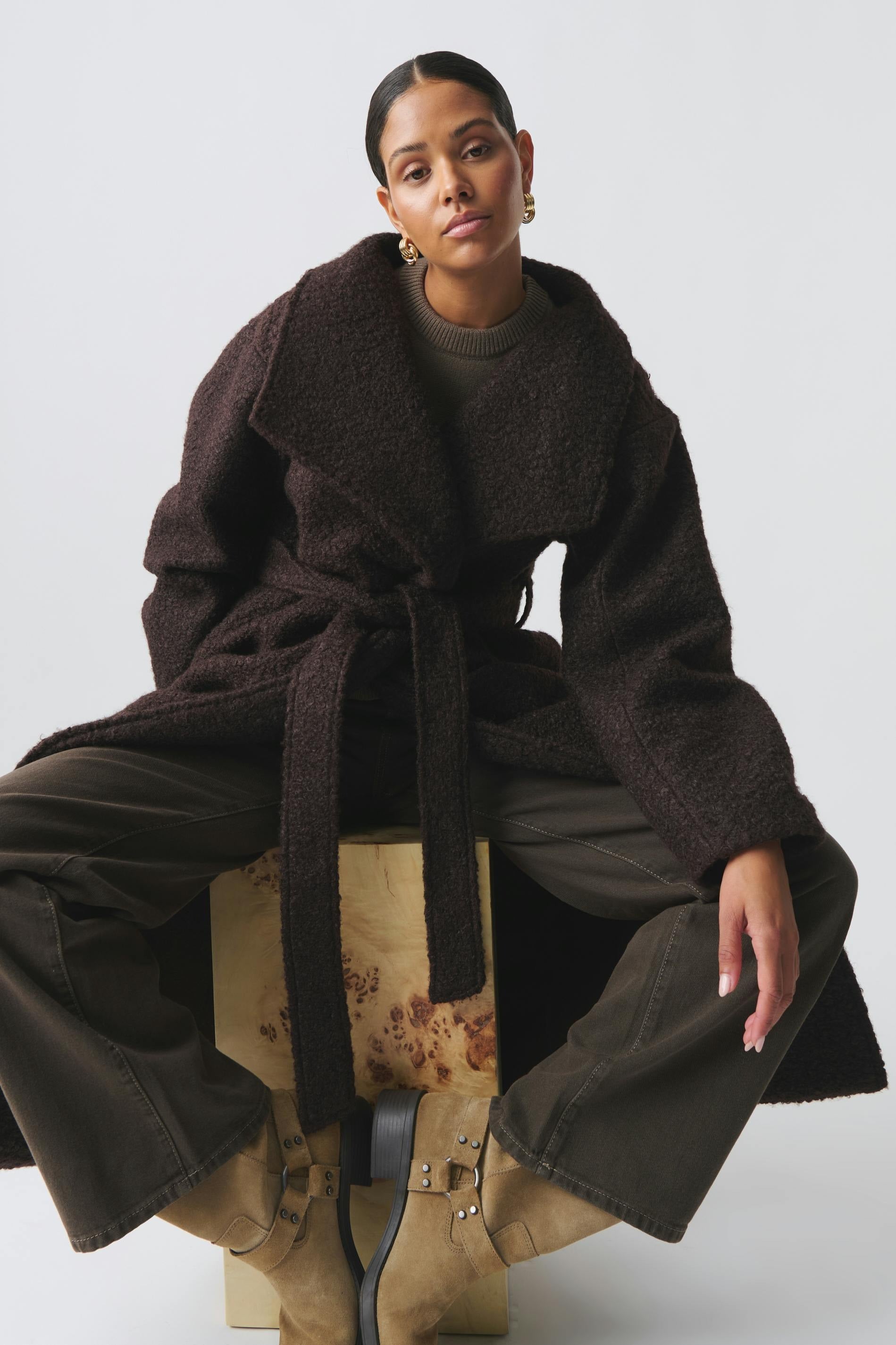 Soft Boucle Coat