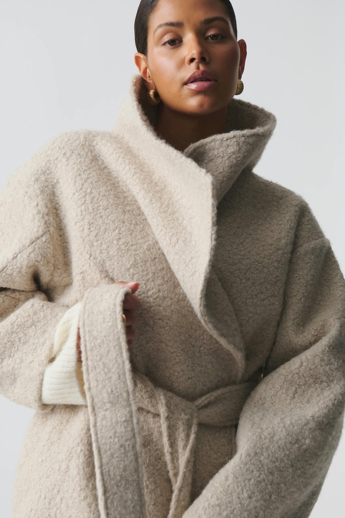 Soft Boucle Coat