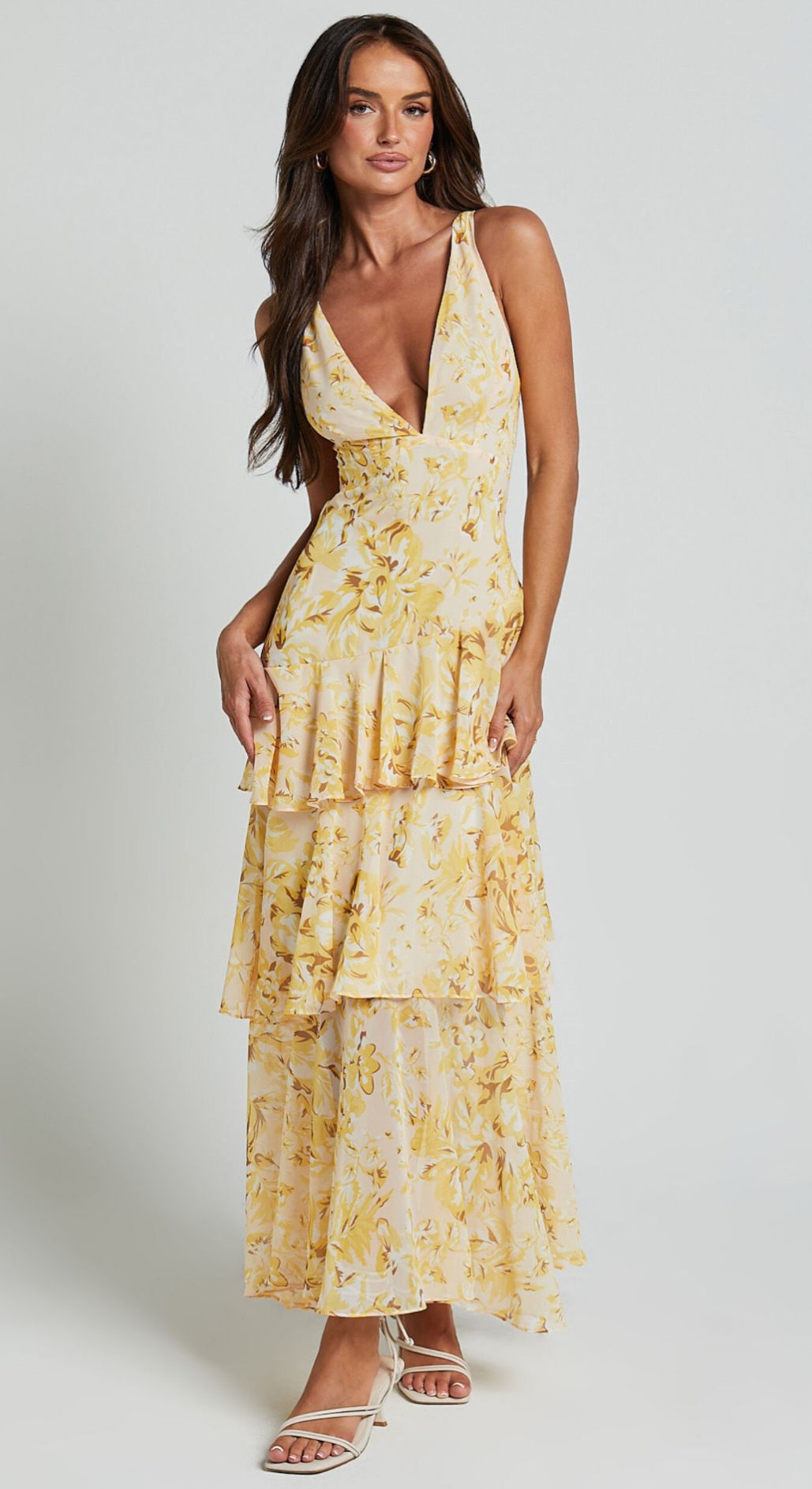 Yellow Sleeveless Dress