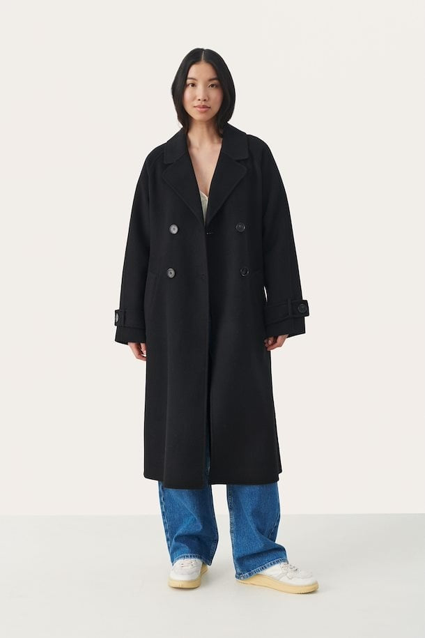 Oversized Black Coat