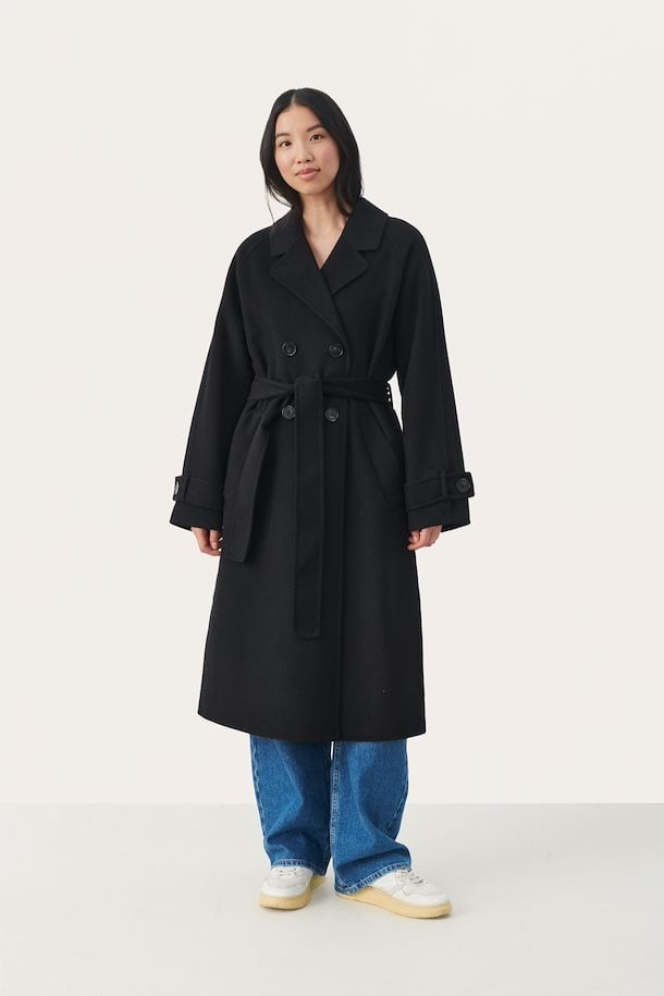 Oversized Black Coat