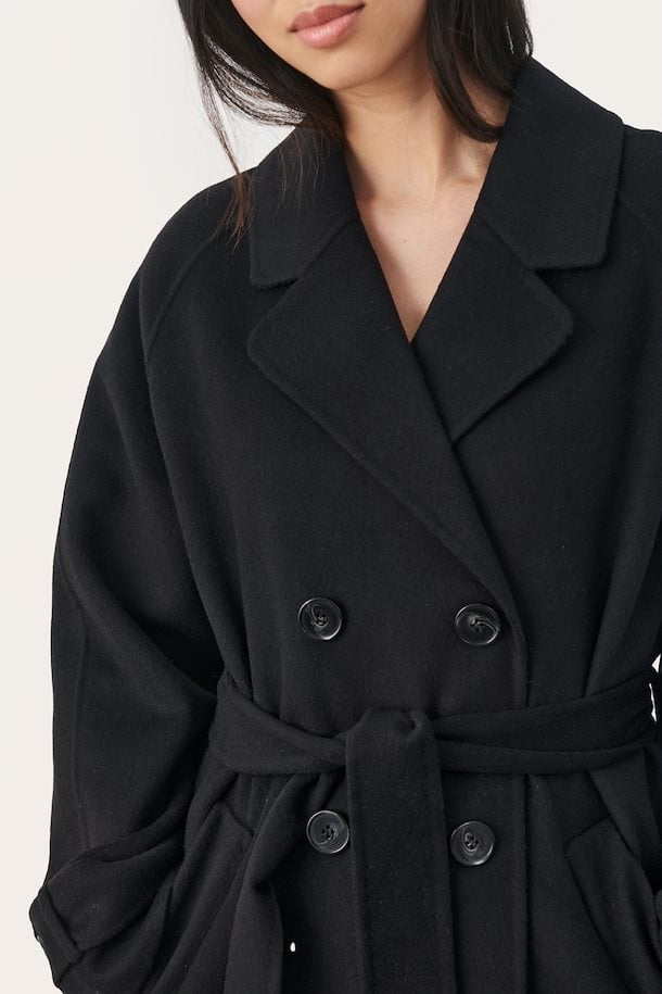 Oversized Black Coat