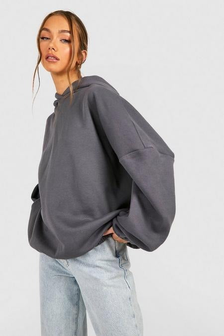 Dark Gray Oversized Hoodie