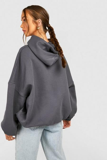 Dark Gray Oversized Hoodie