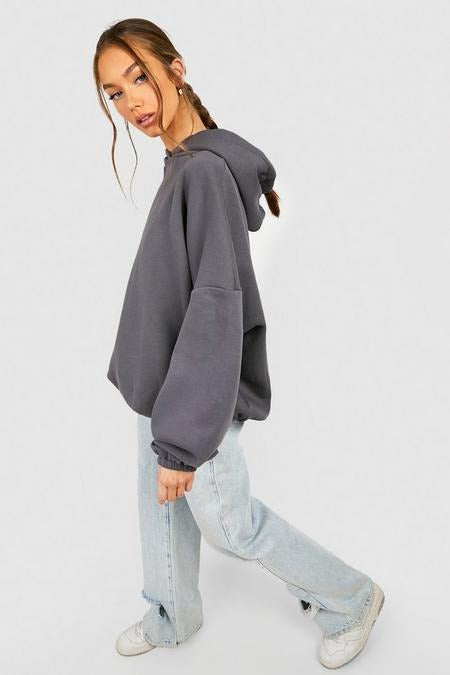 Dark Gray Oversized Hoodie