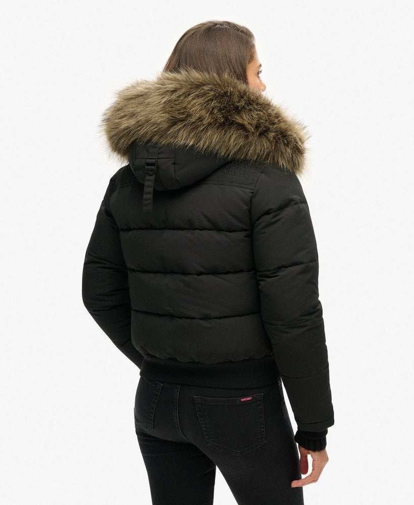 Bomber Jacket With Hood