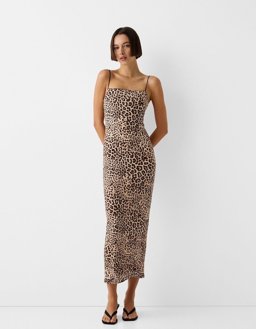 Maxi Leopard Dress