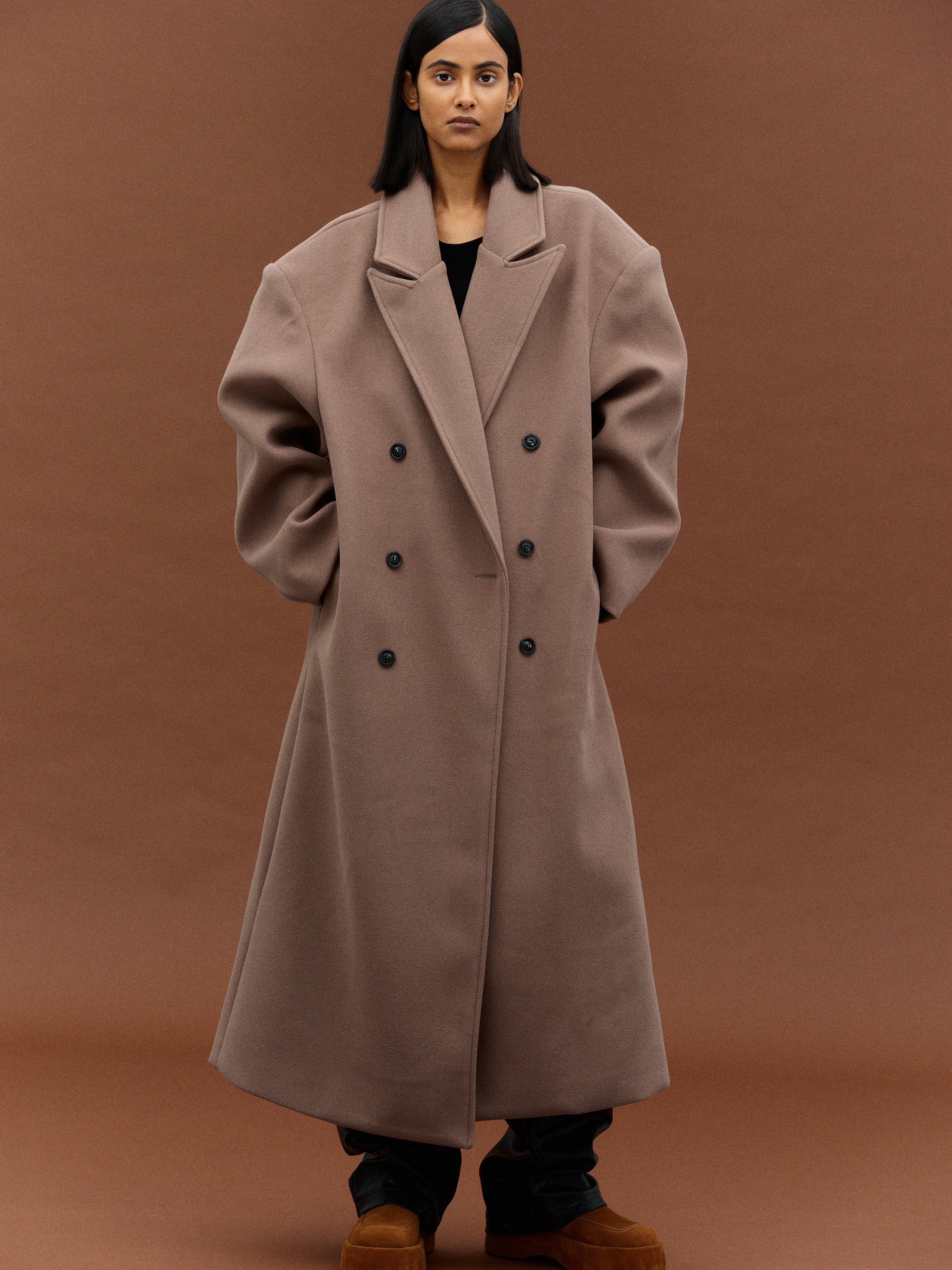 Latte Oversized Coat