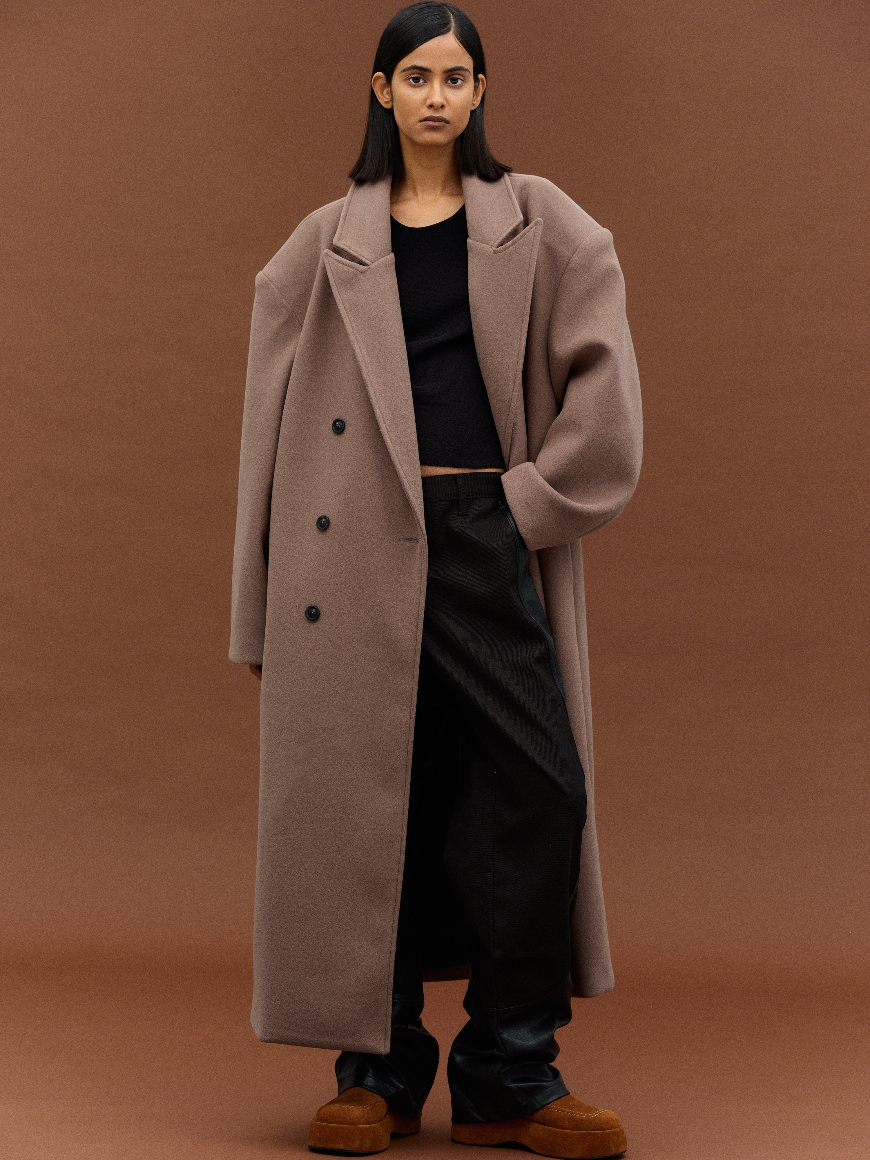 Latte Oversized Coat