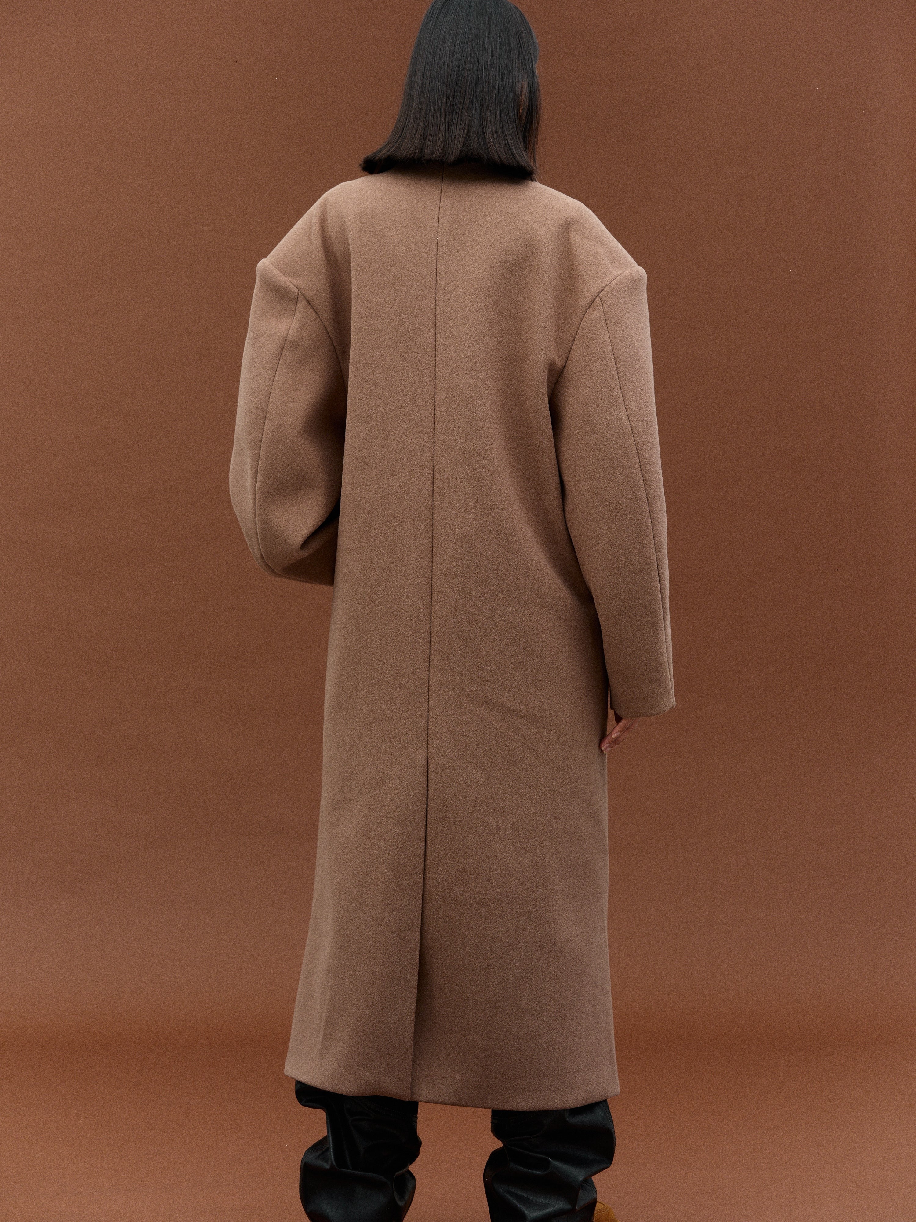 Latte Oversized Coat