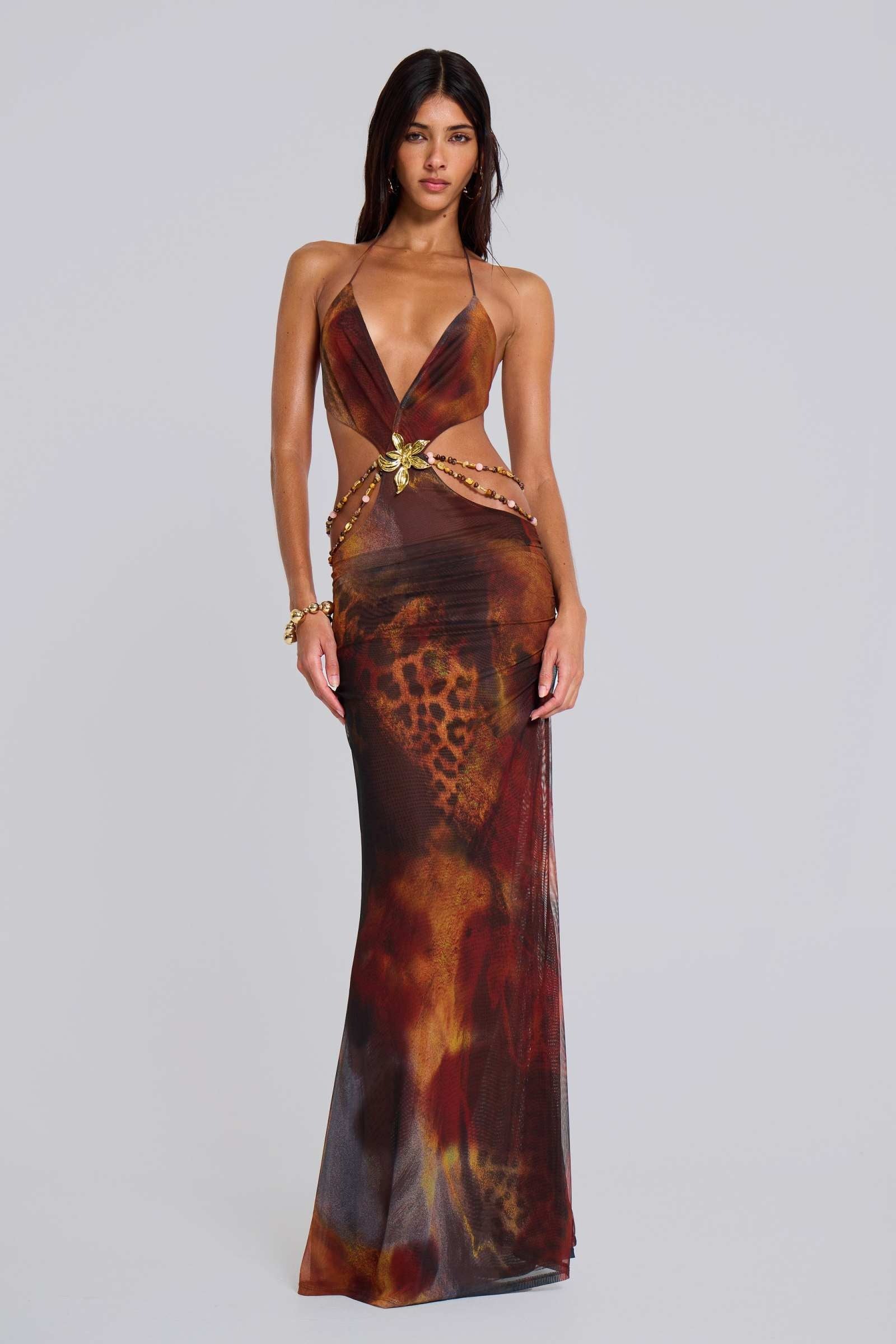 Backless Maxi Dress
