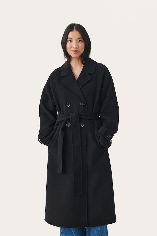 Oversized Black Coat