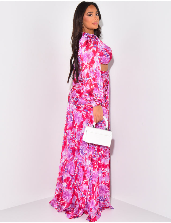 Regal Glow Maxi Dress