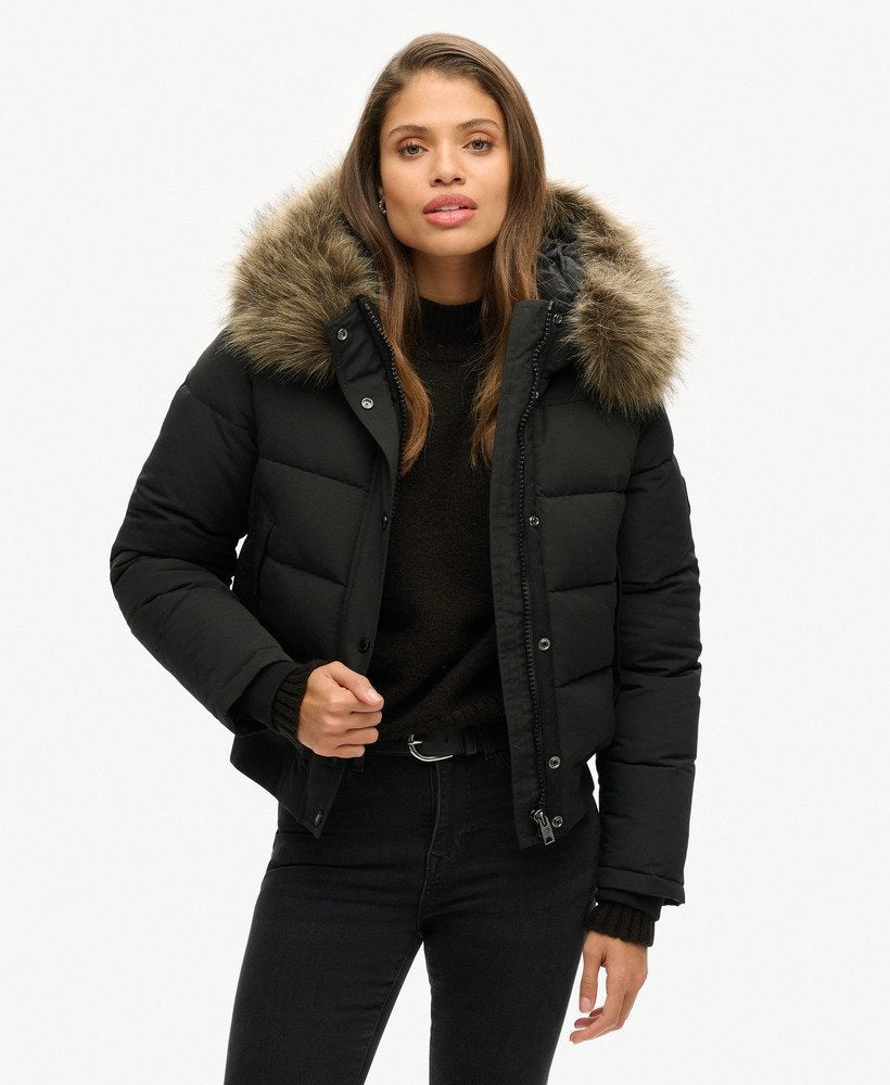 Bomber Jacket With Hood